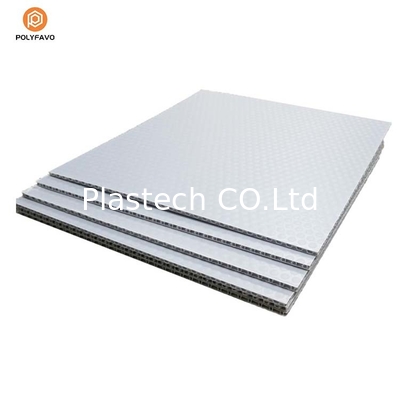 Ateş geçirmez kumaş laminatlı PP Bal çekirdeği kartı 600 - 3500gm Otomotiv ve kutular için