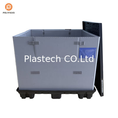 1200x1000x900mm Yüklenebilir HDPE Şeffaf Plastik Koltuk Paketi