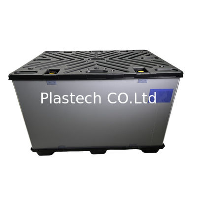 1600x1145x1067mm Pallet Taşımalı Plastik Nakliye Konteynerleri