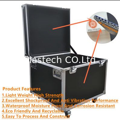 10mm 3200gsm Bal çekirdeği paneli Uçuş kağıdı Aksesuarları Boyutu 2300*1200mm Siyah Uçuş paneli