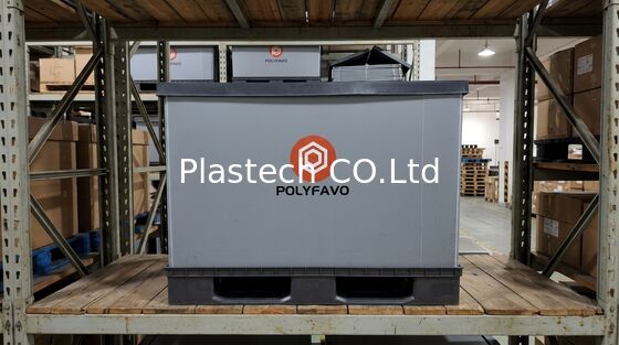 1200x800mm Plastik Ambalaj Paletli Koli Katlanabilir Dönüş Kutusu