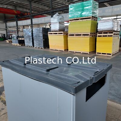 1200x800mm Lojistik Paketleme Nakliye Kutuları Depolama Konteyneri PP Petek Panel Kılıf Kutu
