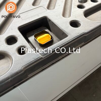 Lojistik Paketleme Nakliye Kutuları 1220 * 1140* 900 mm Plastik Saklama Kabı Panel Kollu Kutu