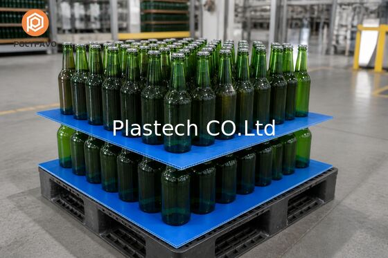 PP Hollow Board Bottle Tray, Cellular Polypropylene Sheet Insert Divider, Wine Bottle Packaging Tray Reusable Lightweight